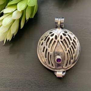 Sterling Amethyst Locket Diffuser